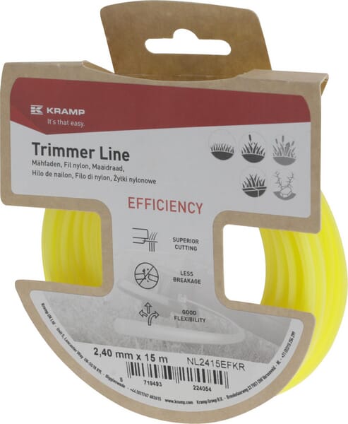Mähfaden Ø 2.4mm x  15m Kramp Efficiency (NL2415EFKR) von Kramp