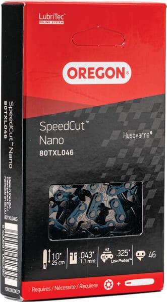 Sägekette .325, 46 DL, 10" Speedcut™ Nano, Oregon (80TXL046E) von  Oregon