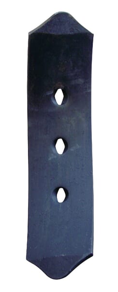 Grubberspitze 390x100x12mm, reversibel, links, flach, 3 Löcher, passend für (965500661N) – passend für Landsberg Pöttinger
