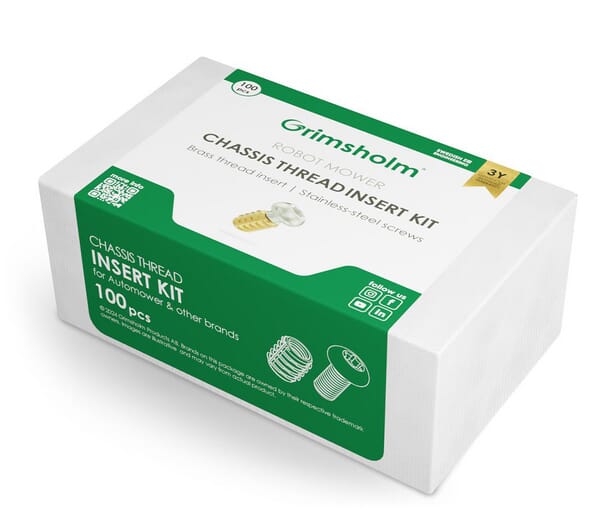 Mähroboter Chassi Gewindeeinsatzsatz, 100x (FGP7032) von Grimsholm