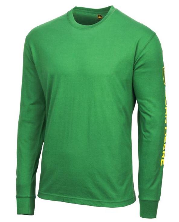 MC141019GR03 JOHN DEERE Longsleeve in Grün Herren JOHN DEERE Longsleeve in Grün Herren MC141019GR03