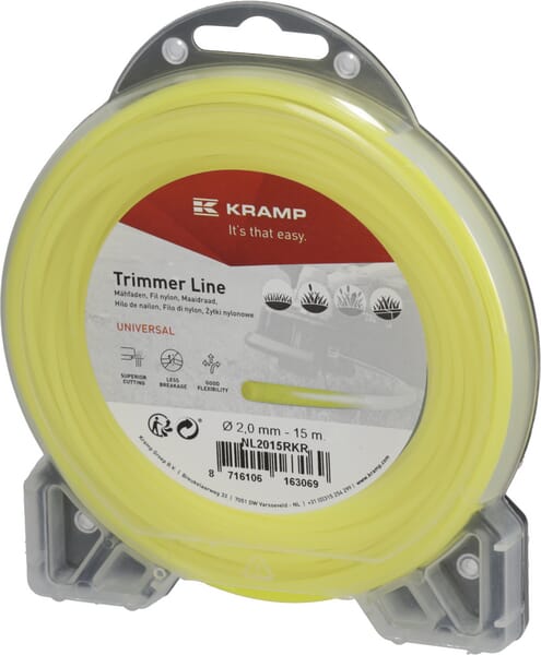 Mähfaden Ø 2mm 15m rund weiß (NL2015RKR) von Kramp