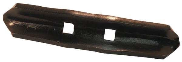 Grubberspitze 190x40x8mm, reversibel, gehärtet, gekrümmt, 2 Löcher, passend für Universal CP751