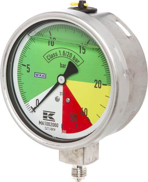 Manometer 100 1/4"unt. AHL-fest aus der Kategorie Regeltechnik