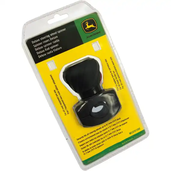 JOHN DEERE Deluxe Lenkrad Knauf Lenkhilfe Logo Schwarz JOHN DEERE Deluxe Lenkrad Knauf Lenkhilfe Logo Schwarz