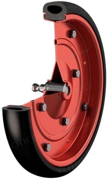 Druckrolle 318x50mm mit Lager (00310101FN) - Aus unserem Sortiment für Bodenbearbeitung - Farmflex Räder und Reifen