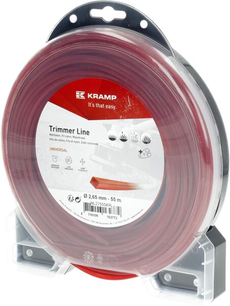 MähfadenØ 2.65mm 55m viereckig rot Kramp (NL2755SKR) von Kramp