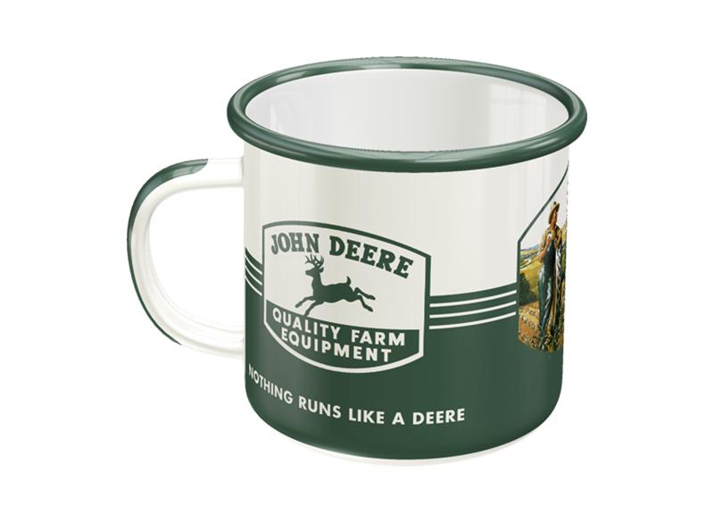 MCN000043208 JOHN DEERE Emaille-Tasse "Quality Farm Equipment" Weiß img_4 JOHN DEERE Emaille-Tasse "Quality Farm Equipment" Weiß MCN000043208 img_4