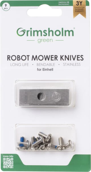 Messer, 9 Stck, passend zu Mähroboter Einhell (FGP1175) von Grimsholm