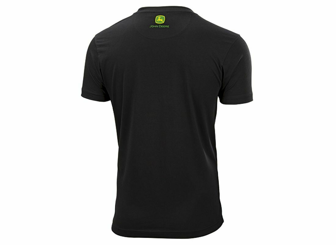 MCL201806013 JOHN DEERE T-Shirt Herren Logo Schwarz img_2 MCL201806013 JOHN DEERE T-Shirt Herren Logo Schwarz img_2