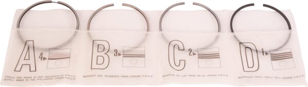 Piston ring kit (ED0082100490S) von Lombardini. Aus unserem Sortiment für Verbrennungsmotoren - Lombardini