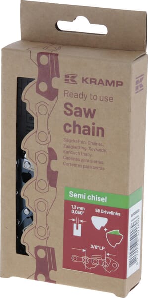 Sägekette 3/8" 1.3mm 50 DL Halbmeißel, Kramp Efficiency (38LP13SB50EKR) von  Kramp