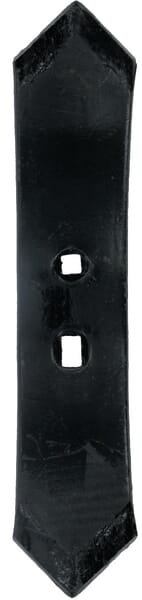 Grubberspitze 340x75x11mm, reversibel, gehärtet, gekrümmt, 2 Löcher, passend für (CP755KR) – passend für Bomford