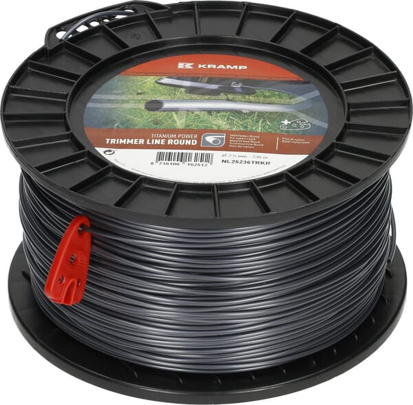 Mähfaden Ø 2.5mm 236m Titanium Power grau Kramp (NL25236TRKR) von Kramp