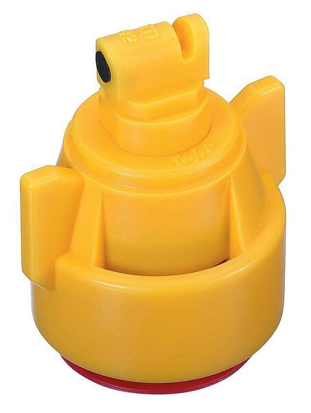Air injection nozzle TTI 110° with gasket and cap 02 yellow plastic TeeJet aus der Kategorie Spritzgestänge und Düsen
