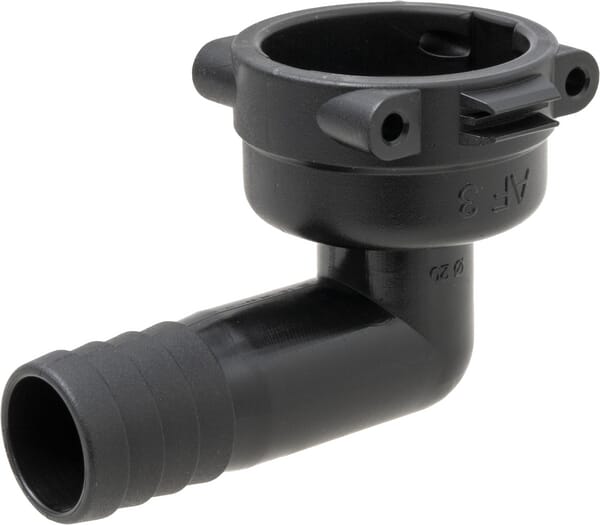 Gabelkupplung, Innengewinde, 90°, AF3, 20 mm, Schlauchanschluss aus der Kategorie Schlauchanschlüsse