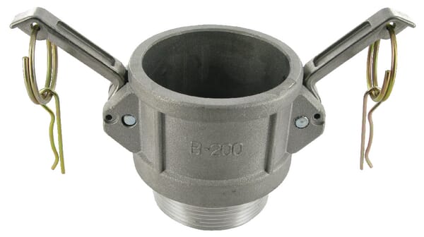 Camlock Typ B 2" Außengewinde Aluminium aus der Kategorie Schlauchanschlüsse