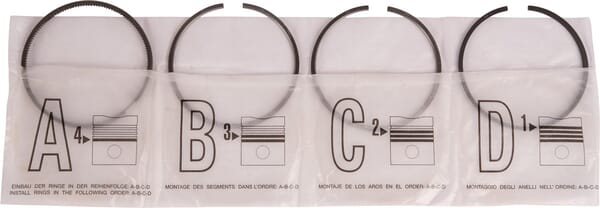 Piston ring set, std (ED0082100580S) von Lombardini. Aus unserem Sortiment für Verbrennungsmotoren - Lombardini