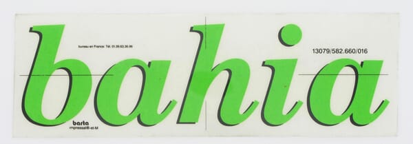 Aufkleber Bahia (ET13079)