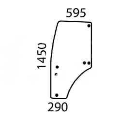 Kabine Türglas komplett SU27314