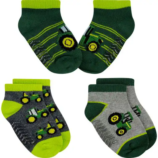 JOHN DEERE Kinder Kurzsocken 3er-Pack