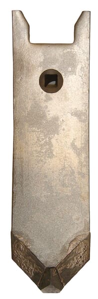 Grubberspitze 275x80x15mm, gehärtet, gekrümmt, 1 Loch, passend für Horsch (34060850HKR) – passend für Bednar