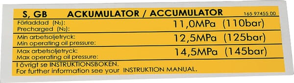 Aufkleber (41659745500) – passend für Överum Agrolux