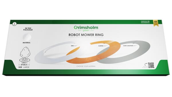 Mähroboter-Baumring, 90/120 cm, Zink (FGP6523) von Grimsholm