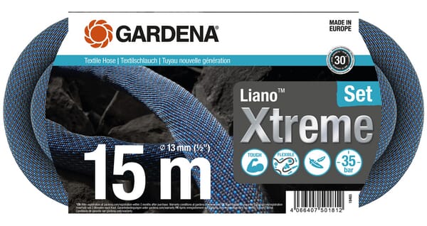 Textilschlauch Liano™ Xtreme 13 mm (1/2"), 15 m Satz (GA18465) von Gardena
