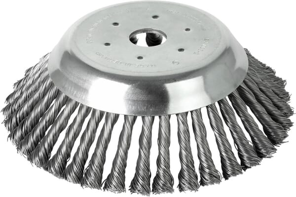 Unkrautbürste 200 x 0,50 x 20,0 mm Premium 36 Knoten (4772M001WB) von Lessmann