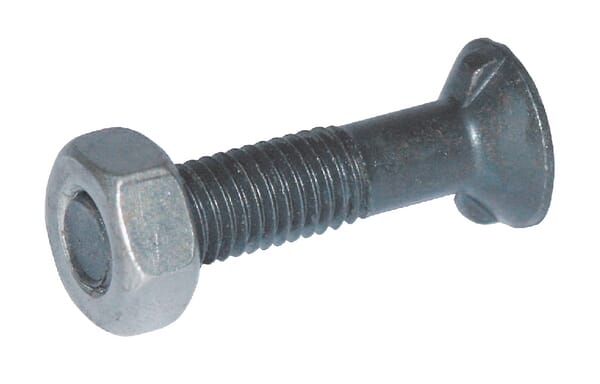 Pflugschraube, Kopftyp 2 Nasen, M10 x 25mm, 8.8, Kramp 10252N