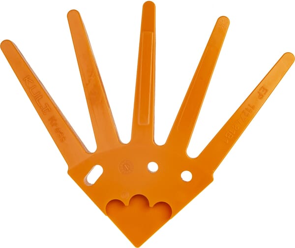 Scheibe für Fingerhacke 1/4-Teil, MINi-MAXI 540 mm orange, weich KFH212