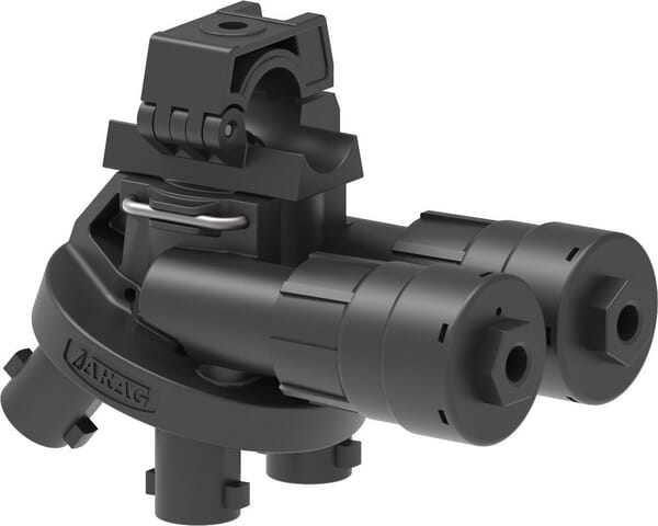 2+2-Wege-Düsenhalter 25mm Selejet aus der Kategorie Spritzgestänge und Düsen