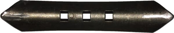 Grubberspitze 290x60x10mm, reversibel, gekrümmt, 3 Löcher, passend für (504019N) – passend für Köckerling