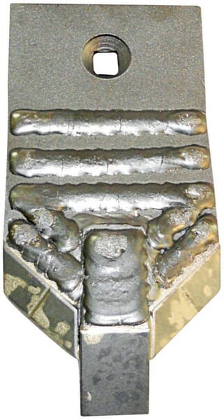 Grubberspitze 180x100x20mm, gehärtet, flach, 1 Loch, passend für Razol 3488CN