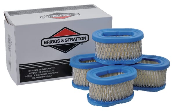 Luftfilterset oval 4x 497725S (4197) von Briggs & Stratton. Aus unserem Sortiment für Verbrennungsmotoren - Briggs & Stratton