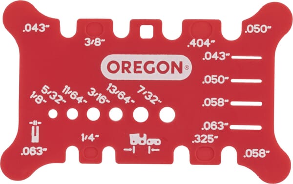 Prüfschablone für Sägeketten und Führungsschienen (556418) von  Oregon