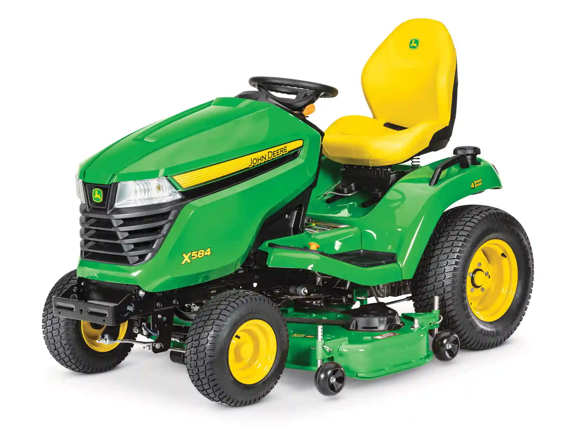 JOHN DEERE Rasentraktor X584 ohne Mähwerk