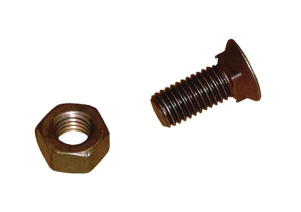 Scharschraube M12x25 + Mutter (KK033130R) – passend für Kverneland