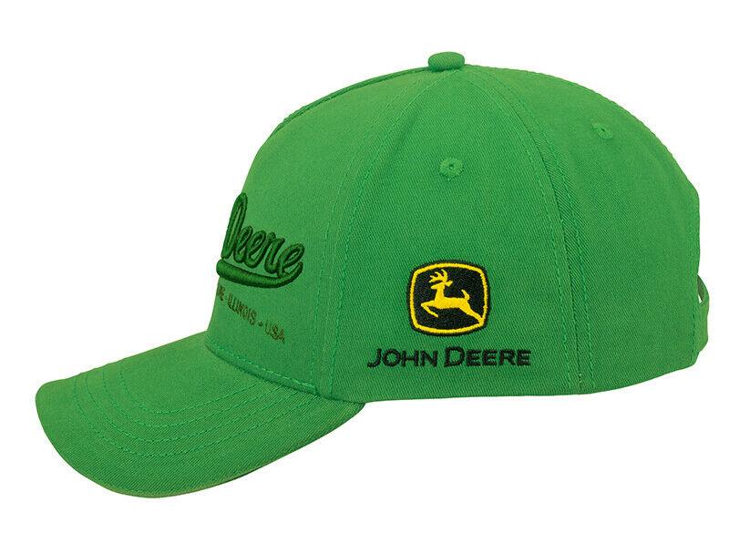 MCL201919011 JOHN DEERE Cap Herren 3D Schriftzug Grün img_2