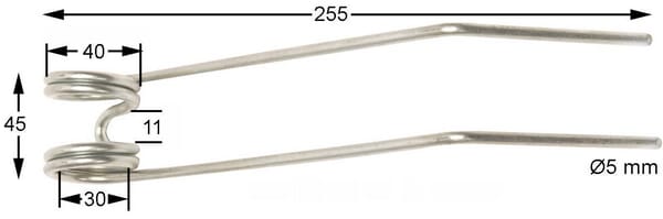 Zinken für Harke PH 232 (56506500121)