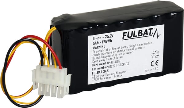 Batterie 25,2 V 5 Ah Li-Ion (FB560602) von Fulbat