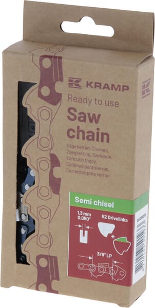 Sägekette 3/8" 1.3mm 52 DL Halbmeißel, Kramp Efficiency (38LP13SB52EKR) von  Kramp