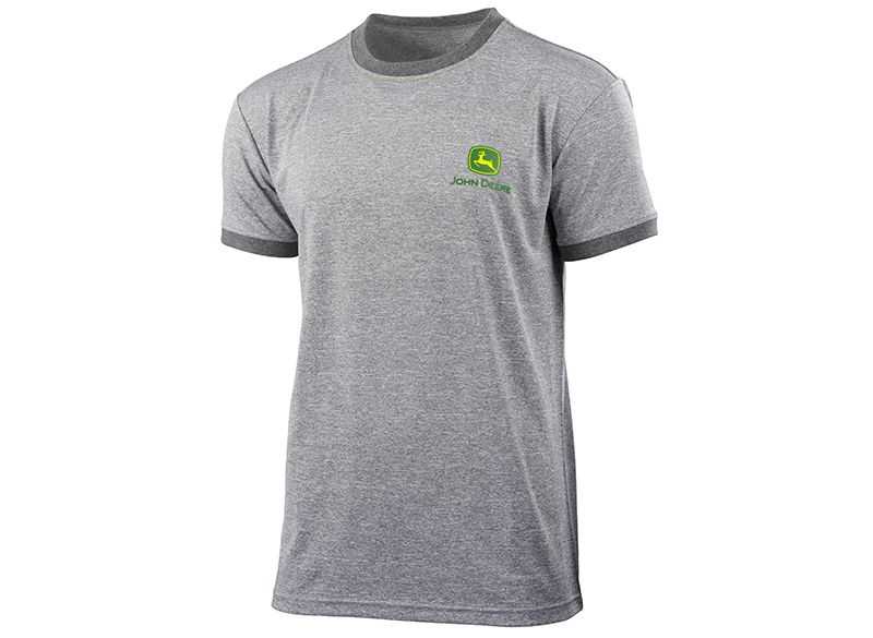 MCS354560783 JOHN DEERE Atmungsaktives T-Shirt Grau JOHN DEERE Atmungsaktives T-Shirt Grau MCS354560783
