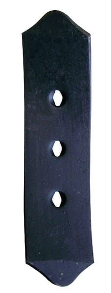 Grubberspitze 390x100x12mm, reversibel, flach, 3 Löcher, passend für Pöttinger (965500671N) – passend für Landsberg Pöttinger
