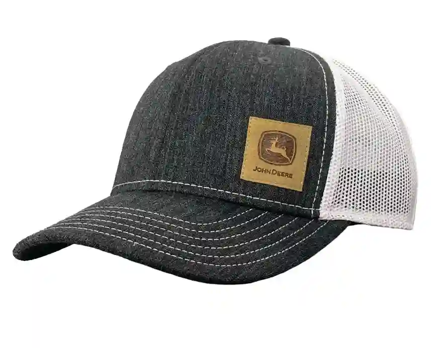 JOHN DEERE Trucker-Cap Schwarz mit weißem Mesh JOHN DEERE Trucker-Cap Schwarz mit weißem Mesh