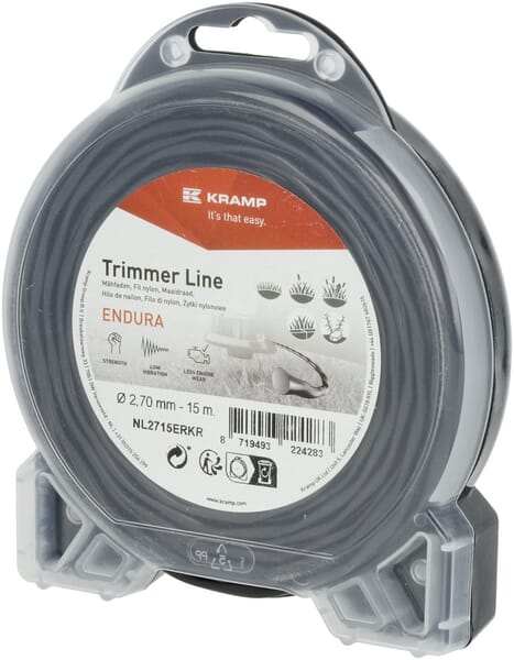 Trimmerschnur Ø2,7x15m, Ovaldrehung, schwarz, Kramp Endura (NL2715ERKR) von Kramp