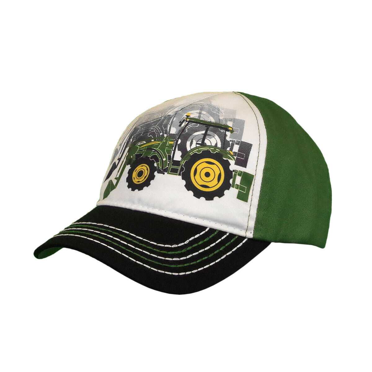 MC53080604BK JOHN DEERE Kinder Cap Traktor Weiß/Schwarz/Grün MC53080604BK JOHN DEERE Kinder Cap Traktor Weiß/Schwarz/Grün MC53080604BK MC53080604BK