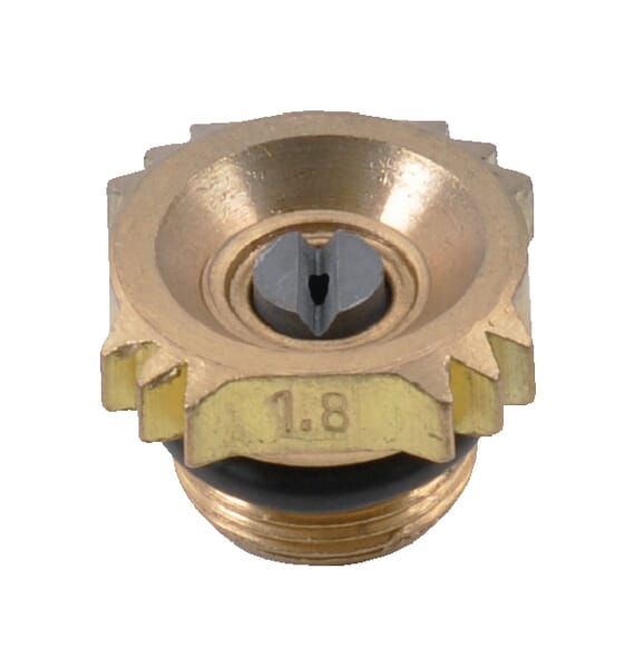 Flachstrahldüse Ø 1,8 mm Messing aus der Kategorie Spritzgestänge und Düsen