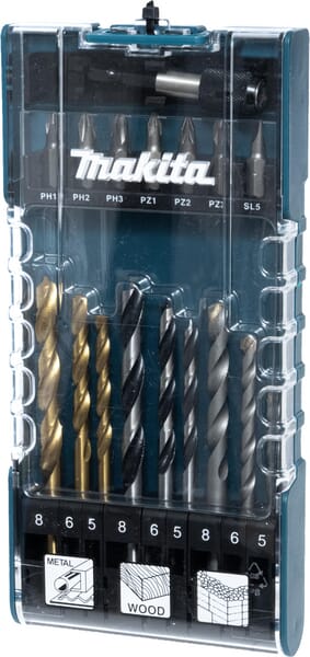 Makita Bohrer- und Bit-Set, 17-teilig (D74887) - unserem Sortiment für Makita Ersatzteile